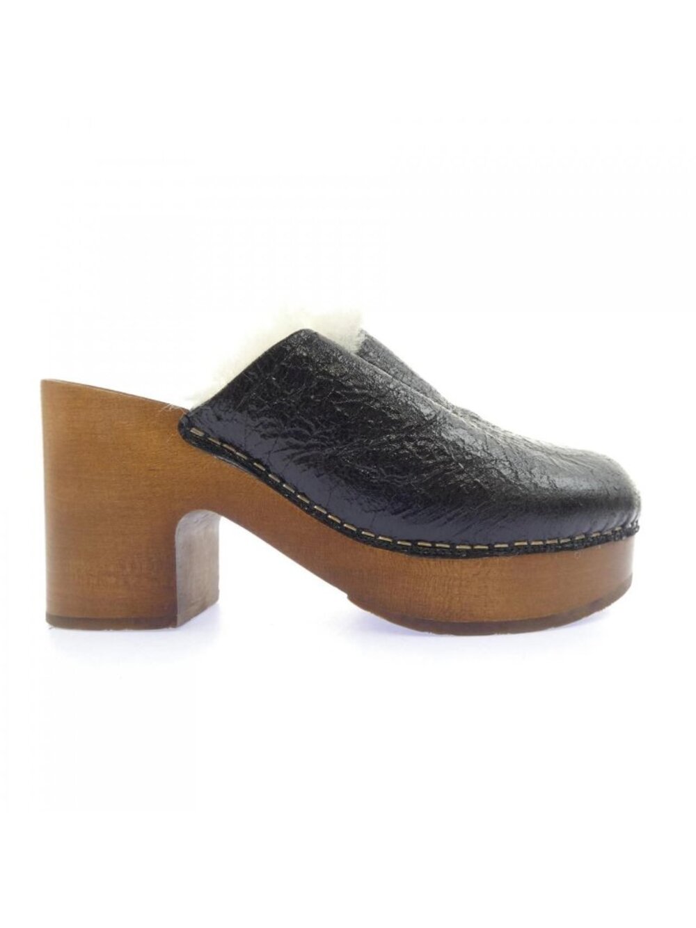 Chanel Clog Sandals Black
